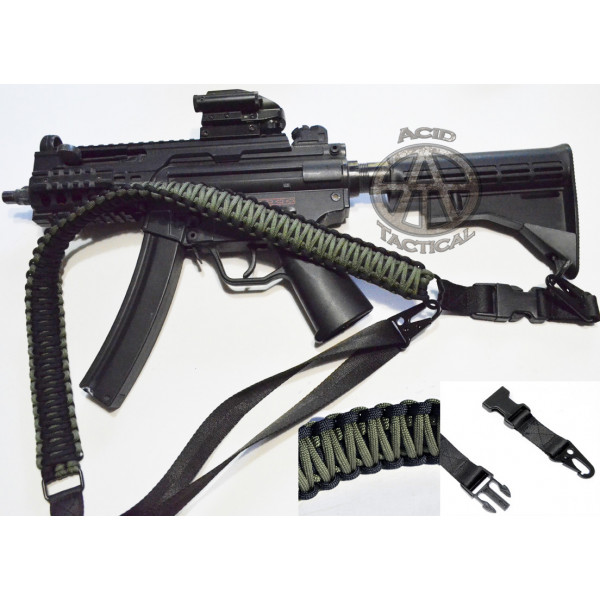 Details about   60" Tactical 550 Paracord Gun Rifle Bow Shotgun Sling 1 or 2 Point PATRIOT 