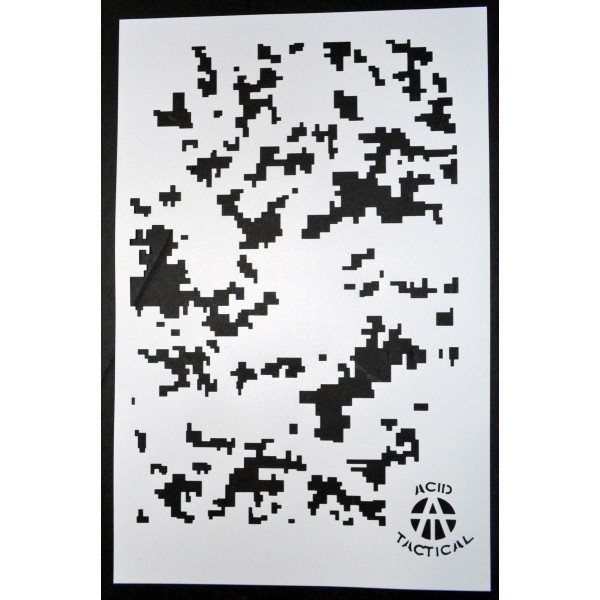 It is a photo of Dynamic Digital Camo Stencil Printable It's just a graphic of Dynamic Digital Camo Stencil Printable