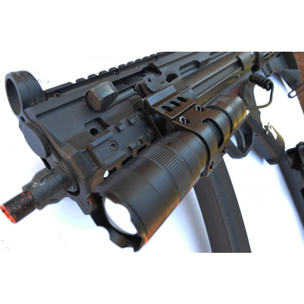 2000lm LED Tactical Hunting Gun Torch Rifle Shotgun Flashlight Mount 20mm Rail for sale online 