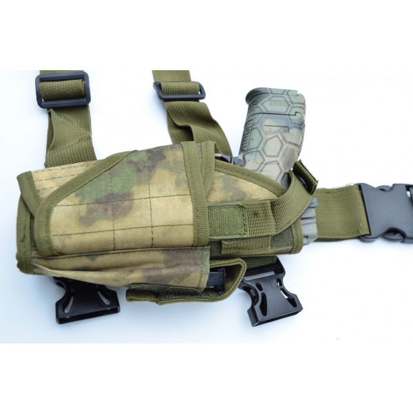 Tactical Leg Thigh Gun Pistol Holster or Open Carry Belt Holster ATACS FG Camo 
