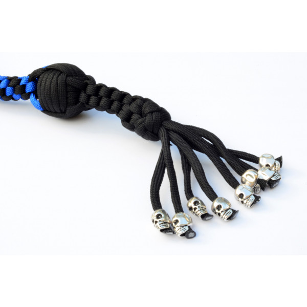 Get back whip with skulls top
