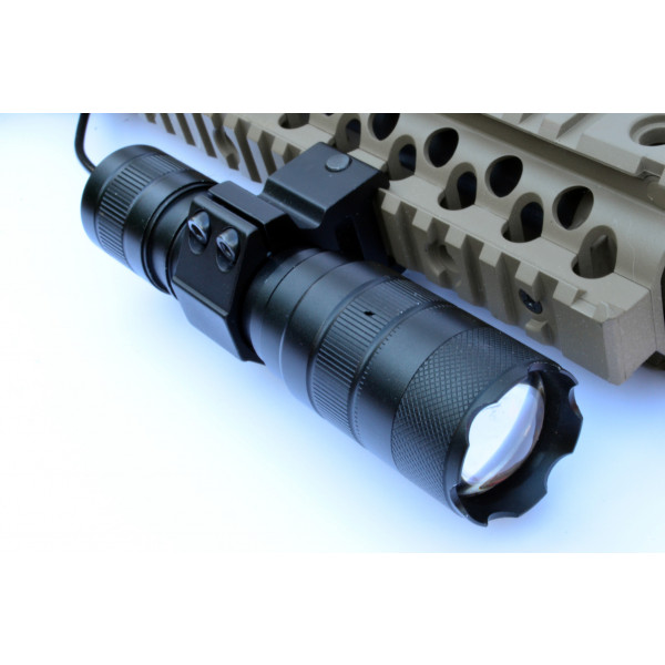 Details about   XP3E Tactical 3 Watt AAA LED Flashlight Weaponlight w Gun Mount Wire Cord Switch 
