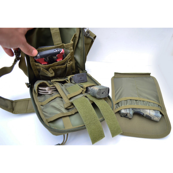 Molle gun case top