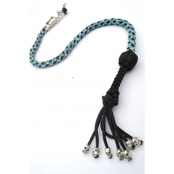 Acid Tactical Motorcycle Get Back Getback Whip Paracord Skulls