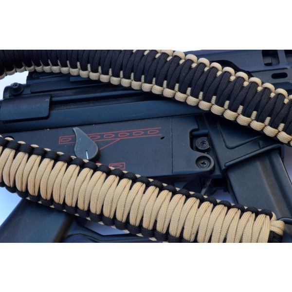 TAN / BLACK - 2 Point Paracord Rifle or Shotgun Sling Acid Tactical®