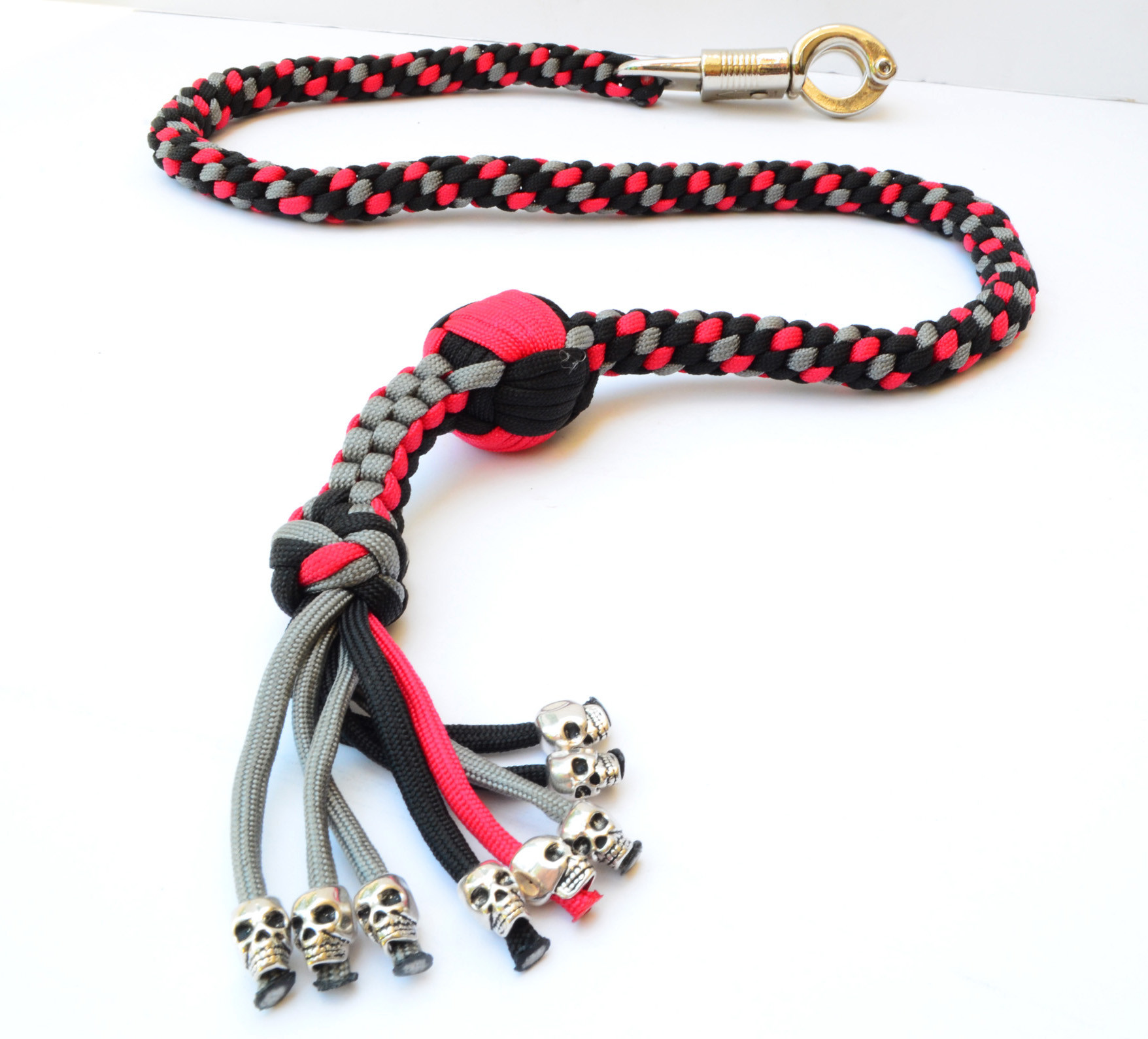 Acid Tactical Motorcycle Get Back Getback Whip Paracord Skulls Acid Tactical