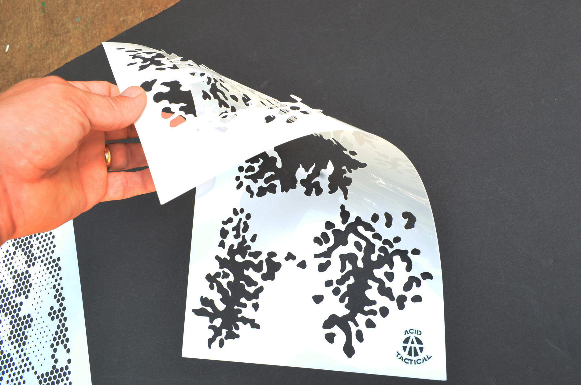 Army Duracoat Camo Stencils 2 Pack Acid Tactical