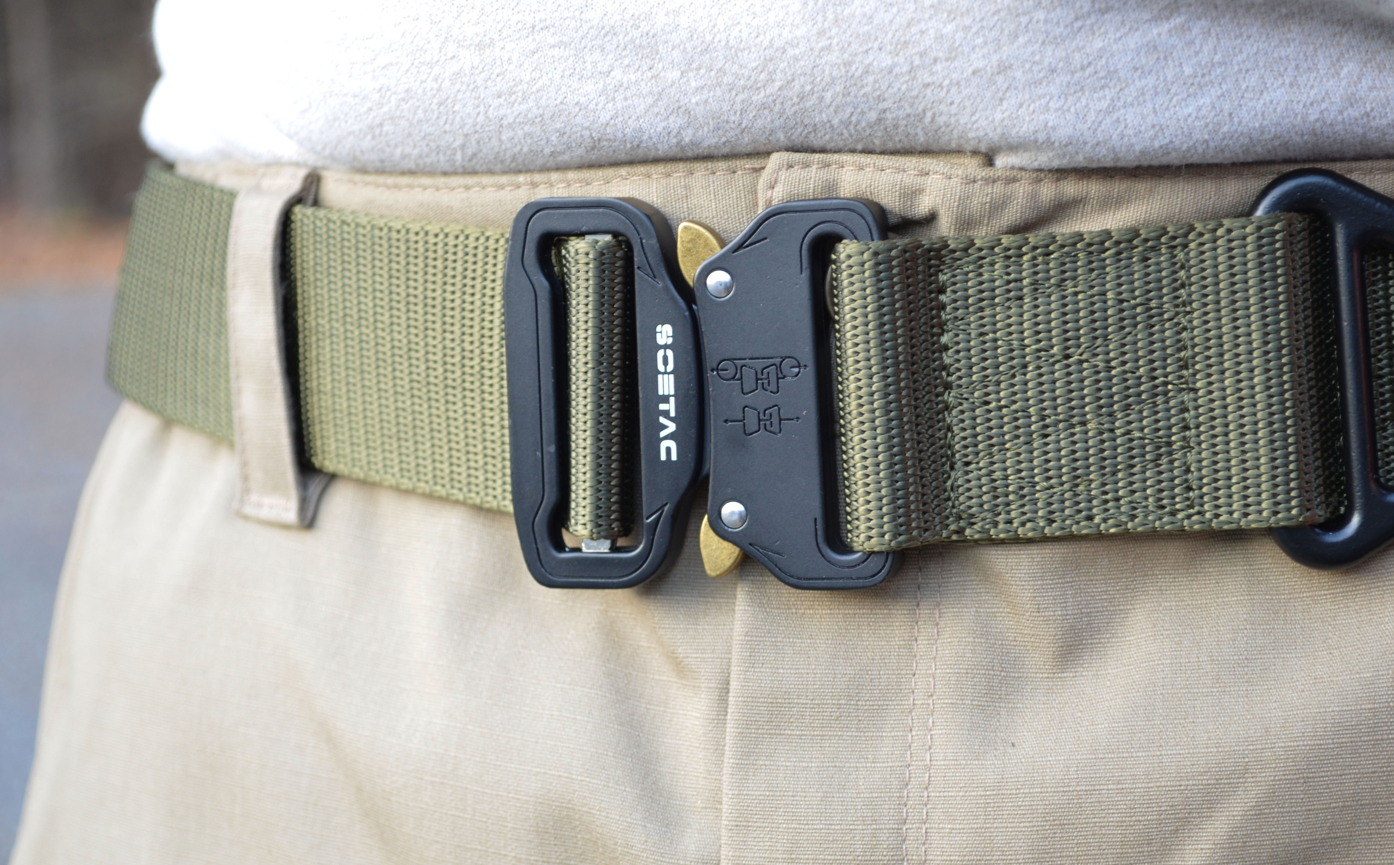 Military & Law Enforcement Tactical Duty Belt with Metal Quick Detach ...