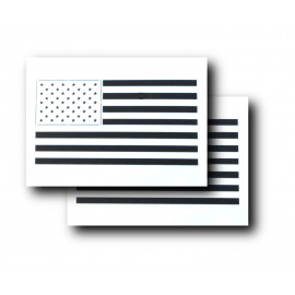 2 PACK Re-usable Airbrush Spray Paint Truck Stencils 14" United States FLAG LARGE
