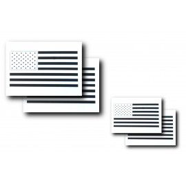 4 PACK Spray Airbrush Painting Stencils United States Flag Stencils American Large 14" & Small 11"