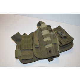 Tactical Drop Leg Thigh Holster Glock Springfield Ruger - OD Green