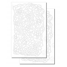 2pk Paint Masking Paper - Camo Airbrush Paint Rifle Gun Stencils FrogSpawn Camo