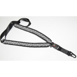 550 Paracord - Single Point Survival Rifle Gun Sling (White)