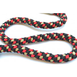 Paracord Motorcycle Whip Get Back whip 1" Ball & Skulls 36" US Marines Red Black Gold