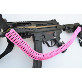 Pink Green DE - Combo 1 or 2 Point Tactical Paracord Rifle & Shotgun Sling 