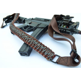 RUSTIC - Combo 1 or 2 Point Tactical Paracord Rifle & Shotgun Sling 