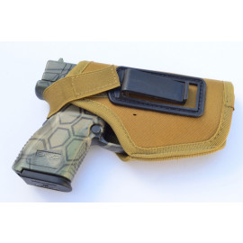 Inside the Waistband IWB Concealed Carry Holster Glock Walther Ruger Sig TAN