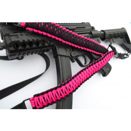 HOT PINK - Single Point Tactical Paracord Rifle Gun Sling