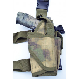 Tactical Leg Thigh Gun Pistol Holster or Open Carry Belt Duty Holster A-TACS FG