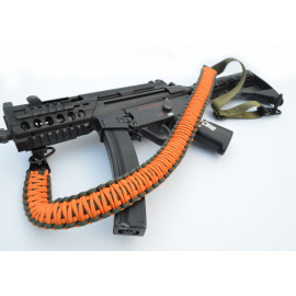 ORANGE - 2 Point Paracord Rifle or Shotgun Sling 