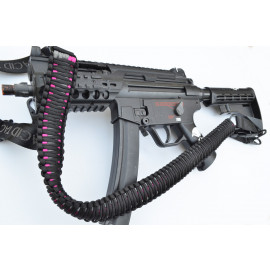 Pink / Gray - Combo 1 or 2 Point Tactical Paracord Rifle & Shotgun Sling 