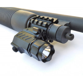 CREE XP-G LED Rifle Shotgun Compact Tactical Flashlight 210 Lumens with Battery