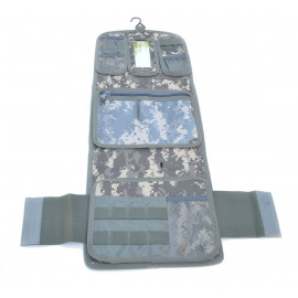 Military Molle Equipped Toiletry Bathroom Camping Travel Wash Kit Bag DIGITAL ACU