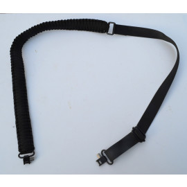 BLACK - 2 Point Stud Swivel connectors - Paracord Rifle or Shotgun sling