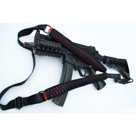 BLACK WIDOW - Single Point Tactical Paracord Rifle Gun Sling