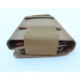 Military Molle Equipped Toiletry Bathroom Camping Travel Wash Kit Bag TAN / KHAKI