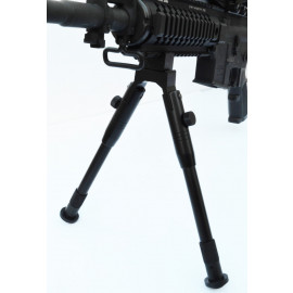 Picatinny / Weaver Rail Mounting Rifle Gun Bipod Retractable