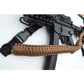 DESERT FOLIAGE - Combo 1 or 2 Point Tactical Paracord Rifle & Shotgun Sling 