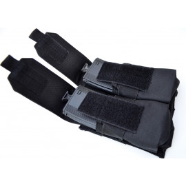 Magazine Pouch Double stack Molle Mag Carrier - Black