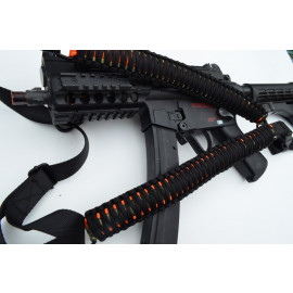 SNEAKY ORANGE - Single Point Tactical Paracord Rifle Gun Sling