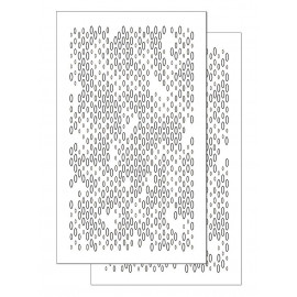 2pk ADHESIVE Camouflage Spray Paint Gun Stick-on Stencils - ELLIPTAC
