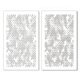 Assorted Camo Adhesive Easy Peel & Stick Stencils (8 Pack) - Camo