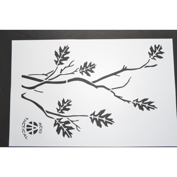 Oak Leaf Branch Camouflage Stencils 2 Pack Acid Tactical®